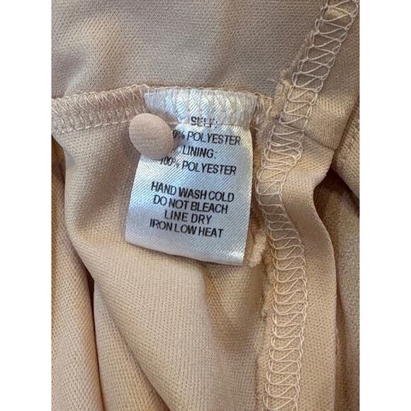 Lulus “Long Time Love” Peach Long Sleeve Skater Mini Dress – XL - Picture 6 of 7